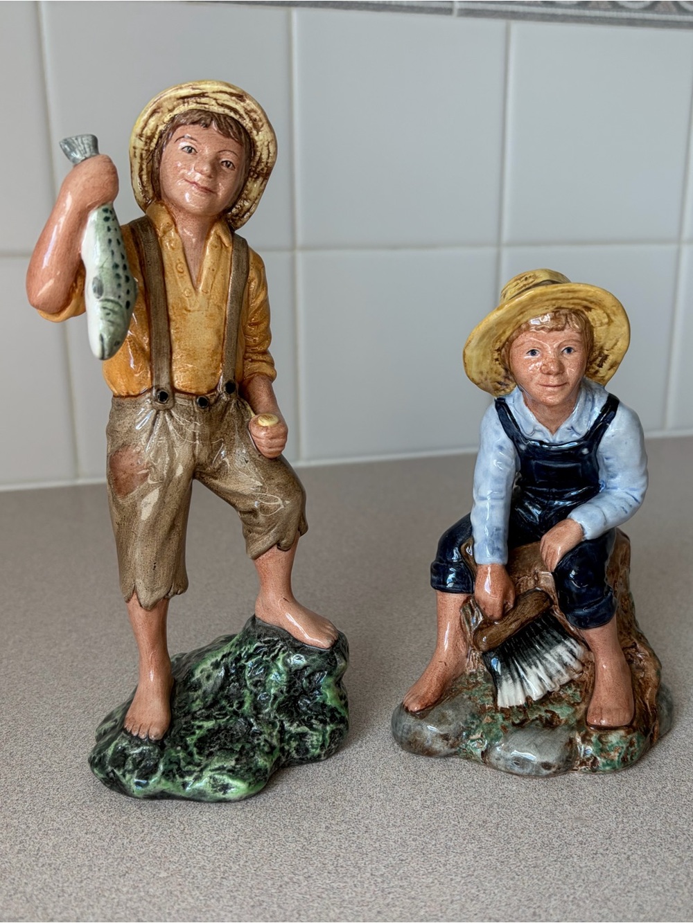 Vintage royal doulton porcelain character figurines from Mark Twain’s classic